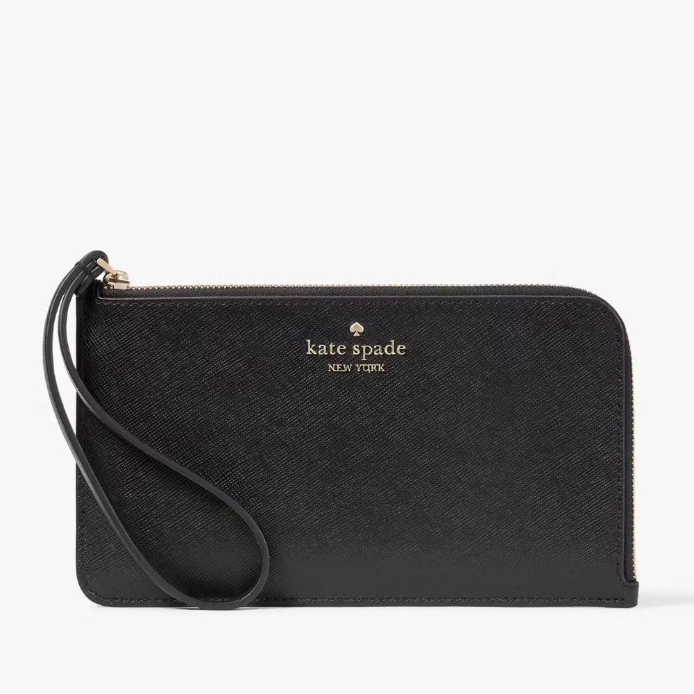 Kate Spade Black Wristlet Clutch
